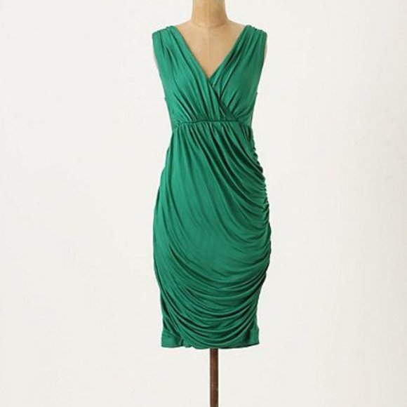 Emerald Wicklow Dress by Deletta for Anthropologie - Picture 1 of 9